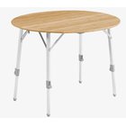Turistipöytä Outwell Custer Round, 90x90x48.5-70 cm, ruskea
