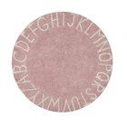 Pestävä puuvillamatto Round ABC Vintage Nude-Natural Ø150 cm