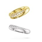 Swarovski Classica ear cuff -korvakorut, hopea ja kullattu hopea, kirkkaat zirkonit, 5743473