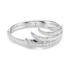 Swarovski Vienna rannerengas, vaalea metalli, kirkkaat zirkoniat ja kristallit, 5749066