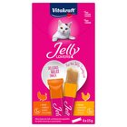 Vitakraft Jelly Lovers Chicken/Turkey 6x15g -Kana /Kalkkuna