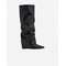 Nelly - Musta - Folded Shaft Noir Boot – kuva 1