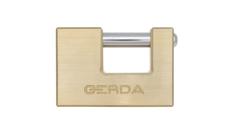 Gerda T90 Solid Blue lukko 90mm, 3 avainta