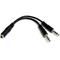 StarTech.com 3.5mm 4 Position to 2x 3 Position 3.5mm Headset Splitter Adapter - F/M – kuva 2