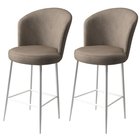 2:n baarijakkaran setti Fora, cappuccino/valkoinen