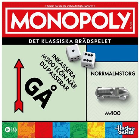 Monopoly: Classic Refresh 2025 (Ruotsi) LAUTA