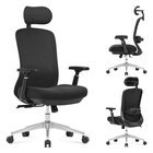 Hierova toimistotuoli Mark Adler LeadPro 6.0 Black – jalkatuella, ergonominen