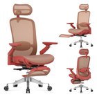 Hierova toimistotuoli Mark Adler LeadPro 8.7 Red – jalkatuella, punainen