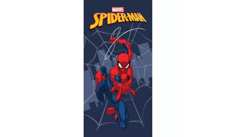 Spiderman-pyyhe 70x140 cm (nopeasti kuivuva)