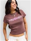 Roxy Beach Love T-Paita peppercorn Naiset