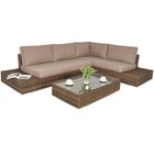 Ulkokalustesetti VERONA BASIC, ruskea