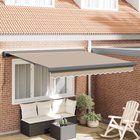 vidaXL Vedettävä markiisi Beige 300 x 250 cm Kangas ja Alumiini