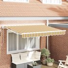 vidaXL Aurinkovarjon runko Keltainen ja Harmaa 300 x 200 cm