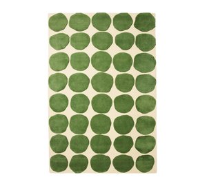 Chhatwal & Jonsson Dots matto Khaki-cactus green 230 x 320 cm