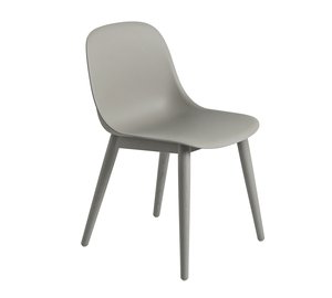 Muuto Fiber Side Chair tuoli harmaa