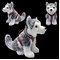 Istuva Husky 24 cm pehmo valjailla – kuva 1