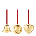 Georg Jensen - 2026 Joulukoriste 25,2 cm 3 kpl Kulta
