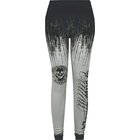 Rock Rebel by EMP - Rebels & Reapers - Leggingsit - Naiset - Musta harmaa