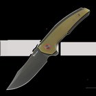 Reate Jack Jr. kääntöveitsi, Black Aluminum/Ultem & Red Collar, Black DLC