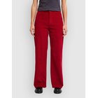 RVCA Coco Vakosamettihousut brick red Naiset