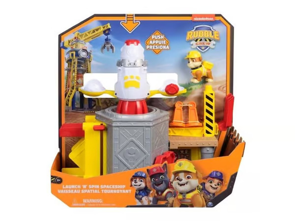 Rubble & Crew Launch N Spin Spaceship avaruusalus