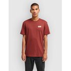 RVCA Old West T-paita red earth Miehet