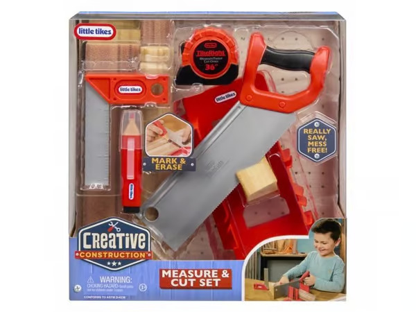 Little Tikes Creative Construction Mittaus- Ja Sahaussarja