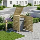 vidaXL Pyörällisen jäteastian säilytys kohteelle 1 astia 240 L