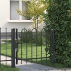 vidaXL Aitausportti BOXTEL 103 x 124,5 cm Jauhemaalattu Teräs Harmaa