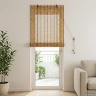 vidaXL Rullaverho Ruskea 80 x 220 cm Ruoko