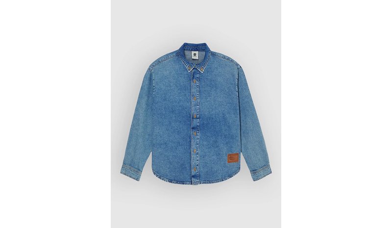 Element Relax Denim Paita worn indigo Miehet
