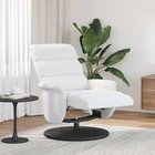 vidaXL Lepotuoli Valkoinen 98 x 71 x 106 cm PU