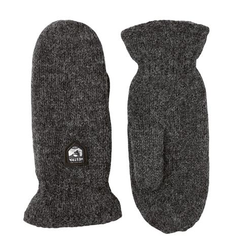 Hestra Basic Wool Mitt Charcoal 6