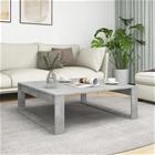 vidaXL Sohvapöytä betoninharmaa 100x100x35 cm tekninen puu