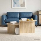 vidaXL Sohvapöytä Sonoma-tammi 100 x 50 x 40 cm Tekninen puu