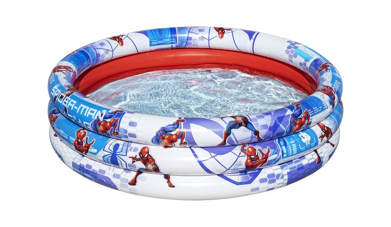 Bestway Marvel Spider-Man 3-Ring 1.22 m x 30 cm Inflatable Kiddie Pool