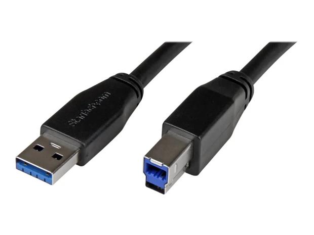 StarTech.com Active USB 3.0 USB-A to USB-B Cable - M/M - 5m (15ft)
