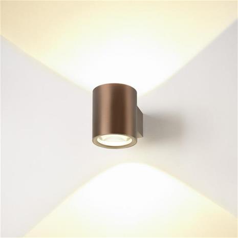 SLV - Oculus Seinävalaisin Tumma Copper