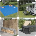 vidaXL Pressu Reijillä valkoinen 6 x 6 m 90 gsm PE