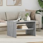 vidaXL Sohvapöytä Harmaa Sonoma 60 x 50 x 40 cm Tekninen puu