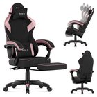 Pelituoli Huzaro Force 3.7 pink, vaaleanpunainen ja valkoinen, hengittävä kangas