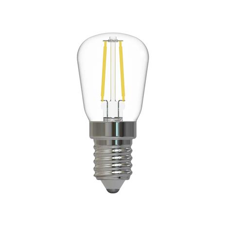 PRIOS-LED-lamppu E14 ST26, 1,5 W, 2 700 K, lasi