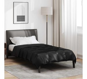 vidaXL Kesäpeitto 155 x 200 cm 200 g/m² Musta