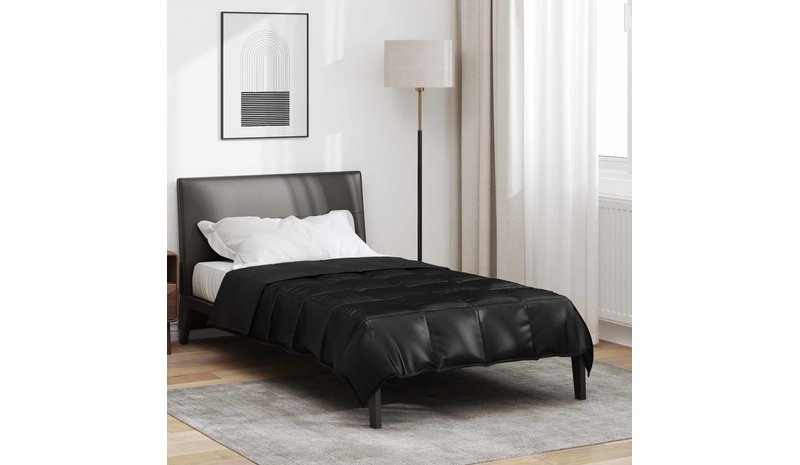 vidaXL Kesäpeitto 155 x 200 cm 200 g/m² Musta