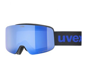 Uvex pwdr FM, laskettelulasit, juniori, musta/sininen