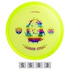 Frisbeegolfkiekko Midrange Driver C-Line Method Shadow keltainen
