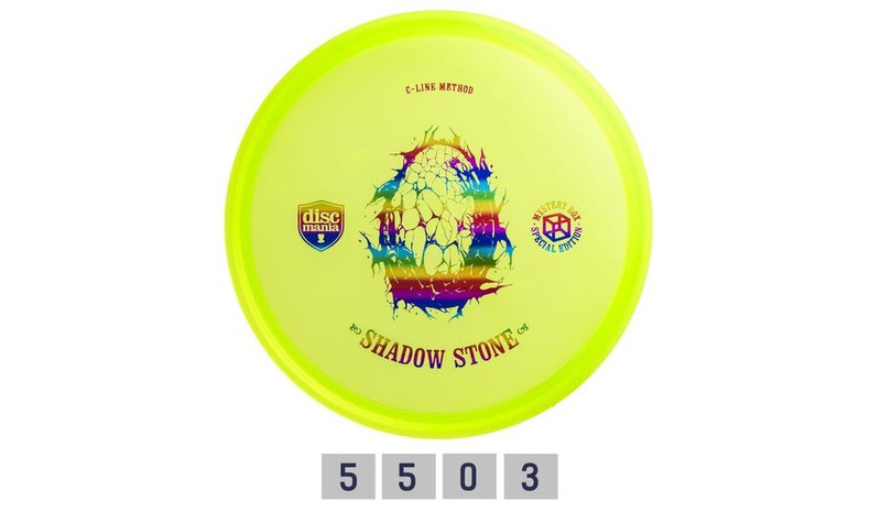 Frisbeegolfkiekko Midrange Driver C-Line Method Shadow keltainen