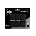 Tennismailan pääligrippi Dunlop Super Tac 3 kpl musta