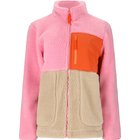 SLOPE Katau Teddy, fleece-takki nainen, prism pink