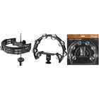 Tamburiini Stagg TAB-D BK kiinnitetään hi-hat-telineeseen